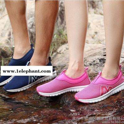 夏季新款情侣网布鞋户外登山鞋透气休闲鞋套脚懒人鞋低帮男单鞋图3