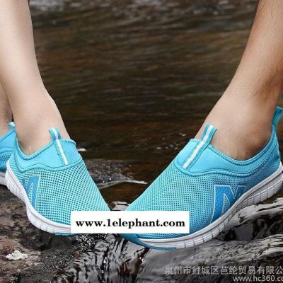 夏季新款情侣网布鞋户外登山鞋透气休闲鞋套脚懒人鞋低帮男单鞋图2