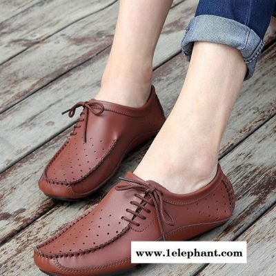 直销豆豆鞋男鞋真皮休闲鞋套脚懒人驾车鞋韩版透气单鞋子板鞋图2