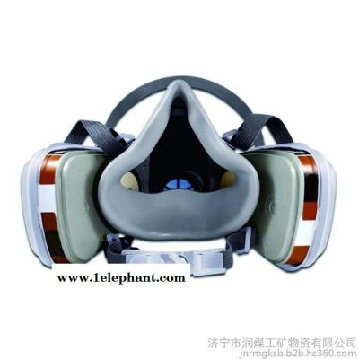 硅胶防毒面具化工气体甲醛防毒口罩喷漆业粉尘面罩图2