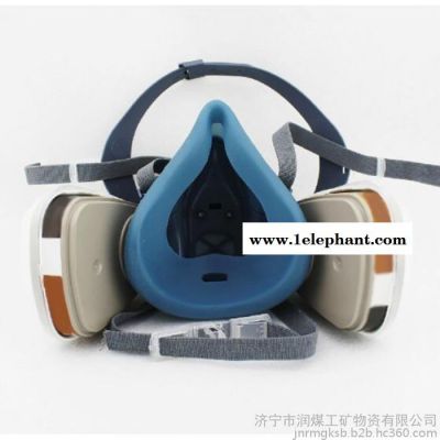 硅胶防毒面具化工气体甲醛防毒口罩喷漆业粉尘面罩图4