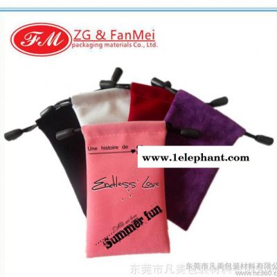 出口美国 欧洲 天鹅绒黑色收纳袋 黑色收纳袋图2