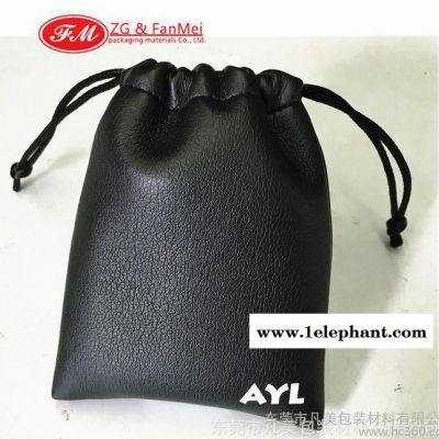 直销抽绳束口PU防水防尘收纳袋 移动电源手机收纳袋 可定制图3