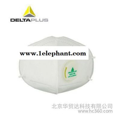 代尔塔104012 防尘 防雾霾口罩PM2.5防护工业粉尘呼吸阀口罩一次性三只装