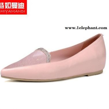 诗娅曼迪女鞋套脚休闲品牌四季欧洲站新品软面女士品质工作鞋单鞋
