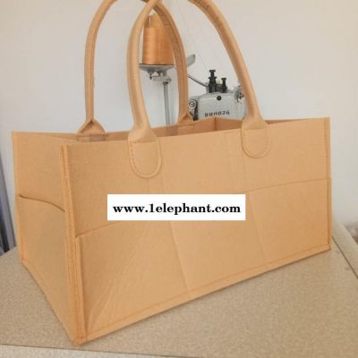 艺奥 尿不湿收纳包 毛毡尿布收纳袋 尿布包外出毛毡收纳盒 毛毡包图2