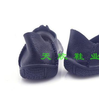 外贸鞋 真皮男士皮鞋 个性休闲皮鞋 爆款懒人鞋套脚款图3