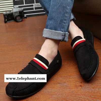 2015春秋季新款经典男士豆豆鞋日常休闲鞋驾车鞋潮流男鞋套脚图3