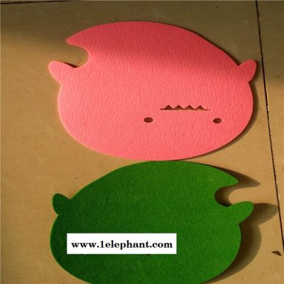 供应超越毛毡收纳袋 定做文件夹电脑包 收纳箱 激光刻毛毡画 毛毡挂件 针刺毛毡 无纺布 工业羊毛毡，激光杯垫，毛毡制品图6