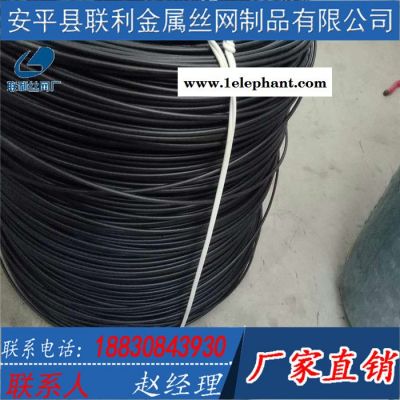 联利生产口罩鼻梁镀锌包塑丝 工艺品包胶铁线 搭架包皮钢丝拉线 包塑钢丝用途图3