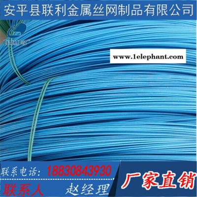 联利生产口罩鼻梁镀锌包塑丝 工艺品包胶铁线 搭架包皮钢丝拉线 包塑钢丝用途图2