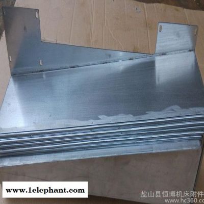 数控机床防护罩 导轨防护罩 钢板防护罩 导轨防尘罩图2
