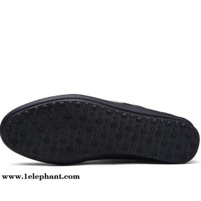 2015春夏男士凉鞋镂空皮鞋蝉狼透气洞洞鞋休闲真皮男鞋套脚懒人鞋图2