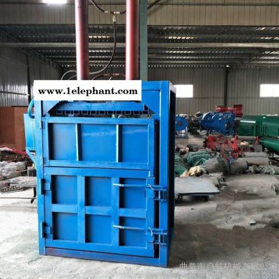 启航废料压缩打包机 结实耐用易拉罐压块机 口罩打块机图2
