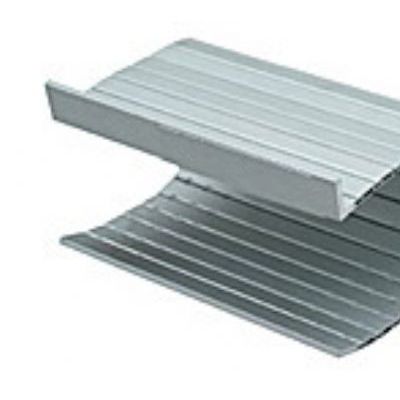 四川定做铝型材防护帘 防尘折布 导轨护帘 防尘罩 平帘 铝帘                四川可免费上门测量、图2