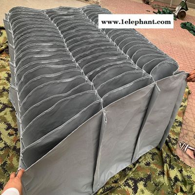 帆布格子袋   五金收纳袋  周转车格子袋   分格袋子图1