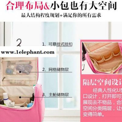 旅行大容量收纳袋韩国便携出差手提男女防水化妆包洗漱包图3