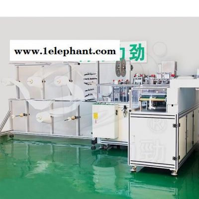 无纺布口罩机械 蝶形口罩 折叠式防尘口罩机 折叠口罩机带鼻梁图2