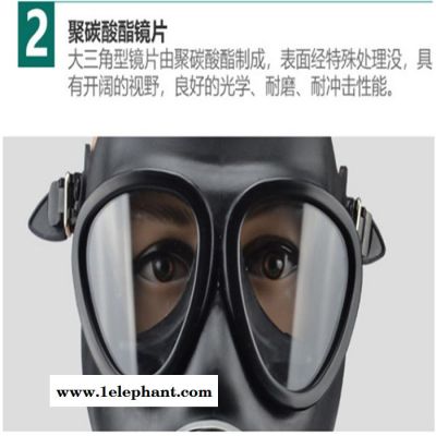 全脸防毒面具 防化全面具 05型防毒面具图3