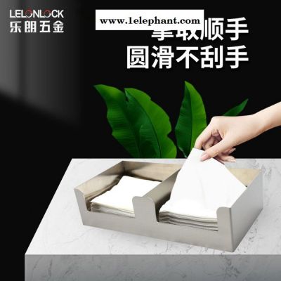 乐朗SRH-002不锈钢冰淇淋勺盒纸巾收纳盒奶茶店甜品店餐具收纳盒加工定制图4