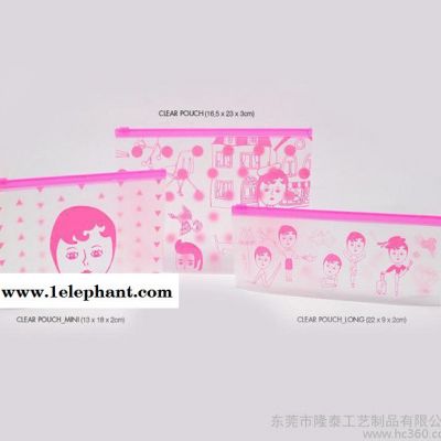 透明pvc袋PVC手提袋pvc拉链袋环保塑料袋PVC化妆品袋 饰品收纳袋图3