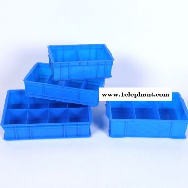 分格物料盒 塑料零件箱 螺丝收纳盒2/3/4/8分隔式零件盒