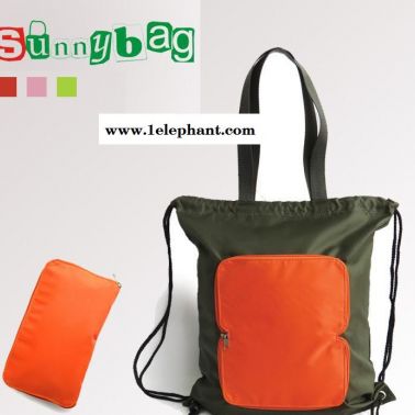 Sunnybag品牌工厂订做爆款防水旅行便携折叠休闲包束口收纳袋