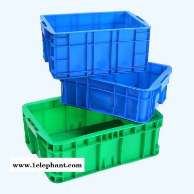 瑜杉塑料制品 蓝色工具收纳盒 方形塑料盒元件盒零件盒 大耳塑胶工具盒图3