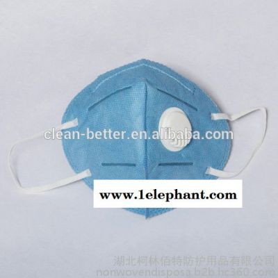 一次性活性炭口罩折叠防尘口罩带呼吸阀无纺布口罩图5
