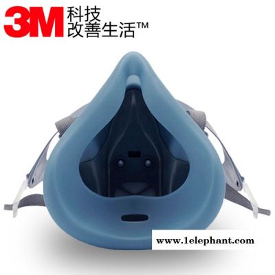 3M 7501/7502/7503 半面型防毒面具 硅胶半面具 喷漆防毒面具 防尘面具图3