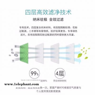 VERA1 抗菌防霾口罩 防尘口罩 滤除空气污染口罩 防霾口罩 智能电动口罩图5