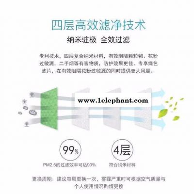 VERA1 抗菌防霾口罩 防尘口罩 滤除空气污染口罩 防霾口罩 智能电动口罩图3