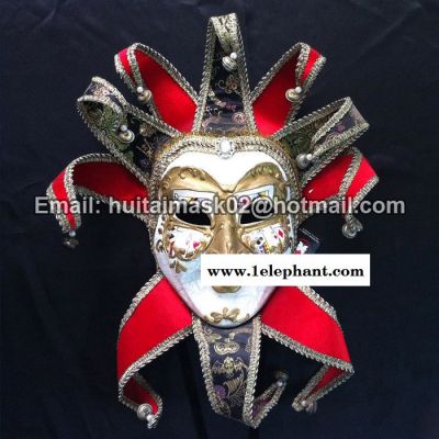 供应晖泰全脸威尼斯面具纸浆面具全脸小丑面具