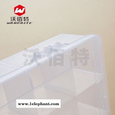 零件盒子透明工具分类箱电子元器件小收纳盒可拆组合式螺丝 盒子图2
