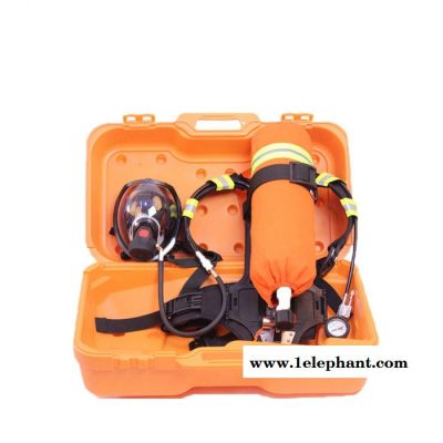 消防正压式压缩氧气碳纤维钢瓶空气呼吸器带呼吸面具面罩6.8L图4