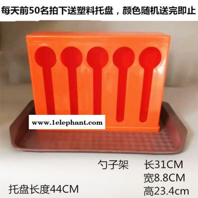 勺子收纳沥水架五孔收纳盒塑胶加厚健康无异味一只包邮图3