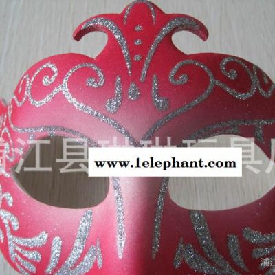 面具 舞会面具厂家 义乌舞会面具批发 金粉皇冠面具图3