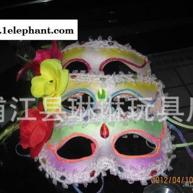 厂家万圣节舞会面具 EVA面具厂家 派对面具 彩色花边面具
