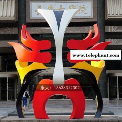 山东康大雕塑 户外大型彩绘脸谱雕塑 不锈钢仿真唱戏人物面具图2