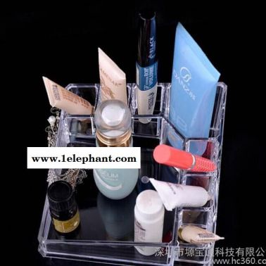 化妆品收纳盒,创意方形化妆品收纳盒 多用化妆品收纳盒 零售亚克