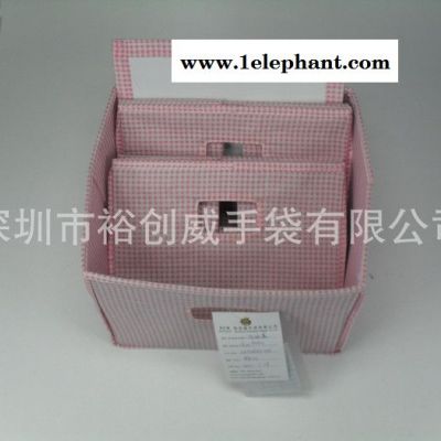 深圳龙岗手袋厂直销 饰品收纳包 化妆品收纳盒 内衣收纳盒图2