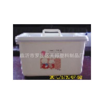 手提式塑料整理箱 收纳箱 储物箱 收纳盒 塑料图3