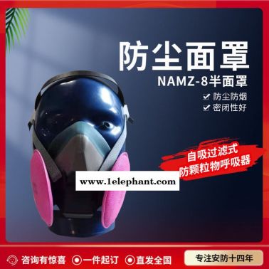 防毒半面具 ANMZ-8半面具 防毒口罩 双过滤器半防毒面罩