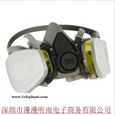 3M 6200+6006防毒面具7件套  防毒面具面罩型 全功能劳保