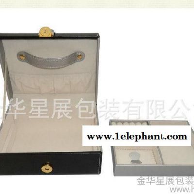 P1701新款首饰收纳盒  PU皮珠宝盒 首饰箱图2
