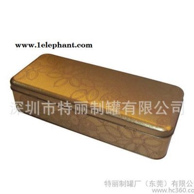 金色 收纳盒 食品罐 马口铁盒 包装盒图3