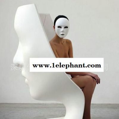 Nemo Chair 面具扶手椅 脸形设计椅 创意面具椅图3