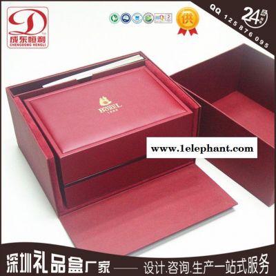 精美石头纹珠宝收纳盒 PU 礼品首饰盒 可定制图2