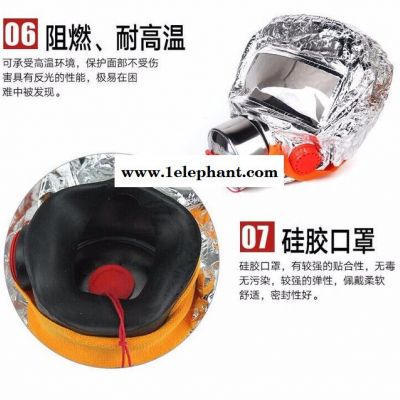TZL30过滤式消防自救呼吸器 防毒防烟防火面具 火灾逃生避难器材 广州市兴安消防科技有限公司** 应急逃生装备图2