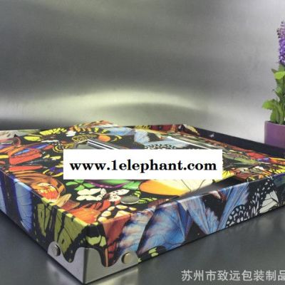 花蝴蝶结饰品礼盒 可折叠硬纸板收纳盒 礼品纸盒订制图2